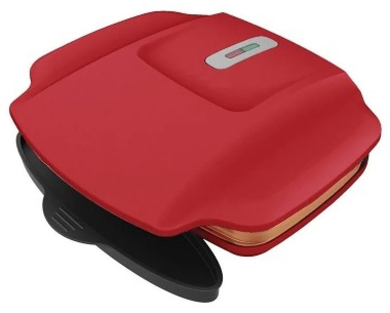 HomeVero Zero Fat Grill Επιτραπέζια Ηλεκτρική Ψησταριά Σχάρας 1000W Κόκκινη