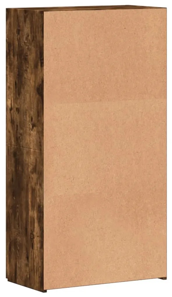 vidaXL Αρχειοθήκη Καπνιστή Δρυς 60x32x115 εκ. Επεξ. Ξύλο
