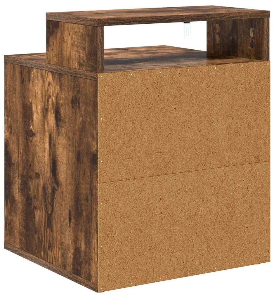 vidaXL Σπίτι Γάτας Καπνιστό Δρύς 42,5 x 40 x 53,5 εκ