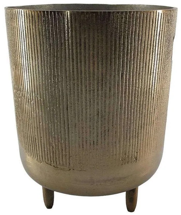 Σαμπανιέρα FLA337 23x23x29cm Bronze Espiel Aluminium
