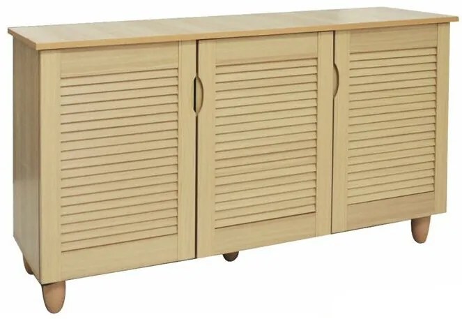 Παπουτσοθήκη Mesa 217, Ανοιχτό καφέ, 114x68x34cm, 24 kg, Πλαστικοποιημένη μοριοσανίδα | Epipla1.gr