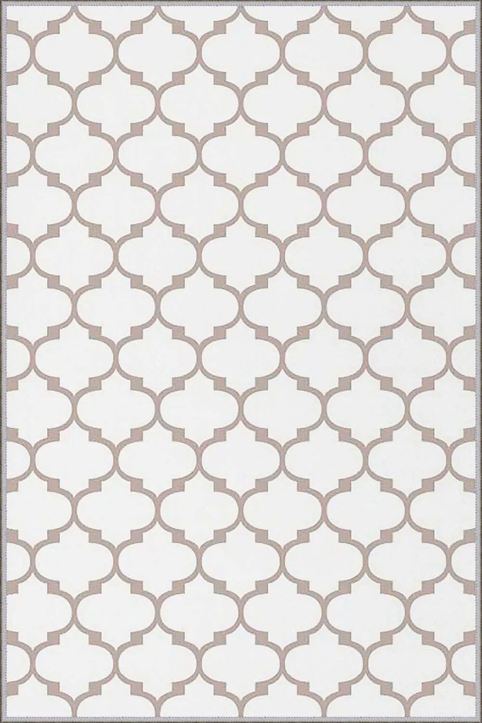 Χαλί WOOKECE304 White-Beige Conceptum Hypnose 180X280cm
