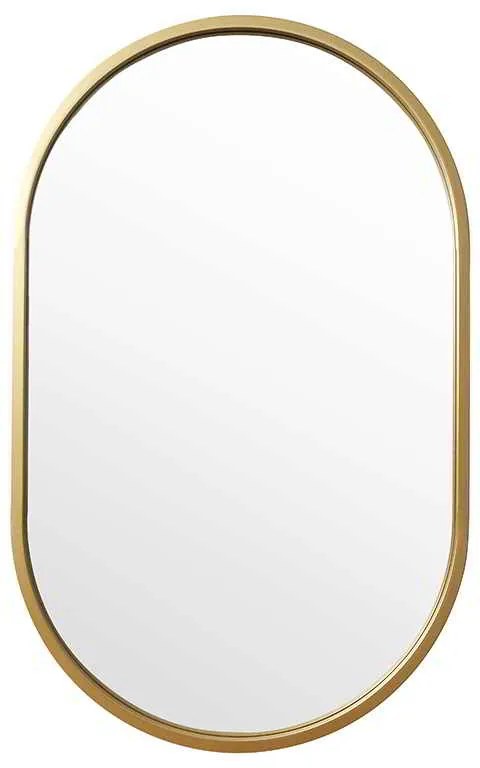 Καθρέπτης Ellipse pakoworld χρυσό 50x2x80εκ