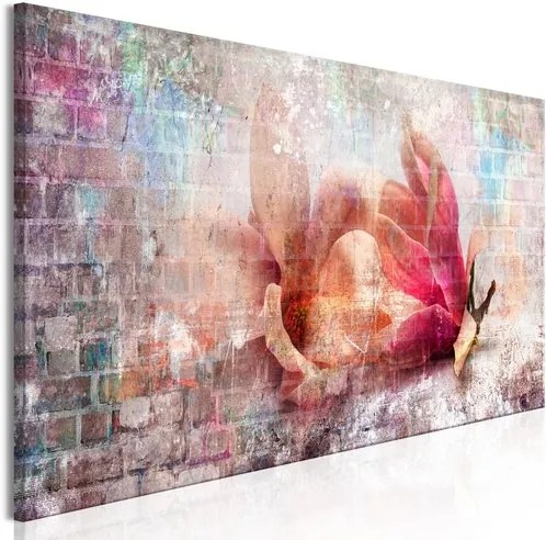 Πίνακας - Colourful Magnolias (1 Part) Narrow - 135x45