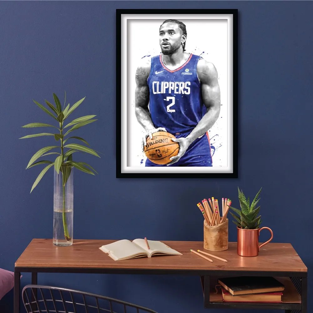 Πόστερ &amp; Κάδρο Leonard -2- Clippers KD0506 30x40cm Εκτύπωση Πόστερ (χωρίς κάδρο)