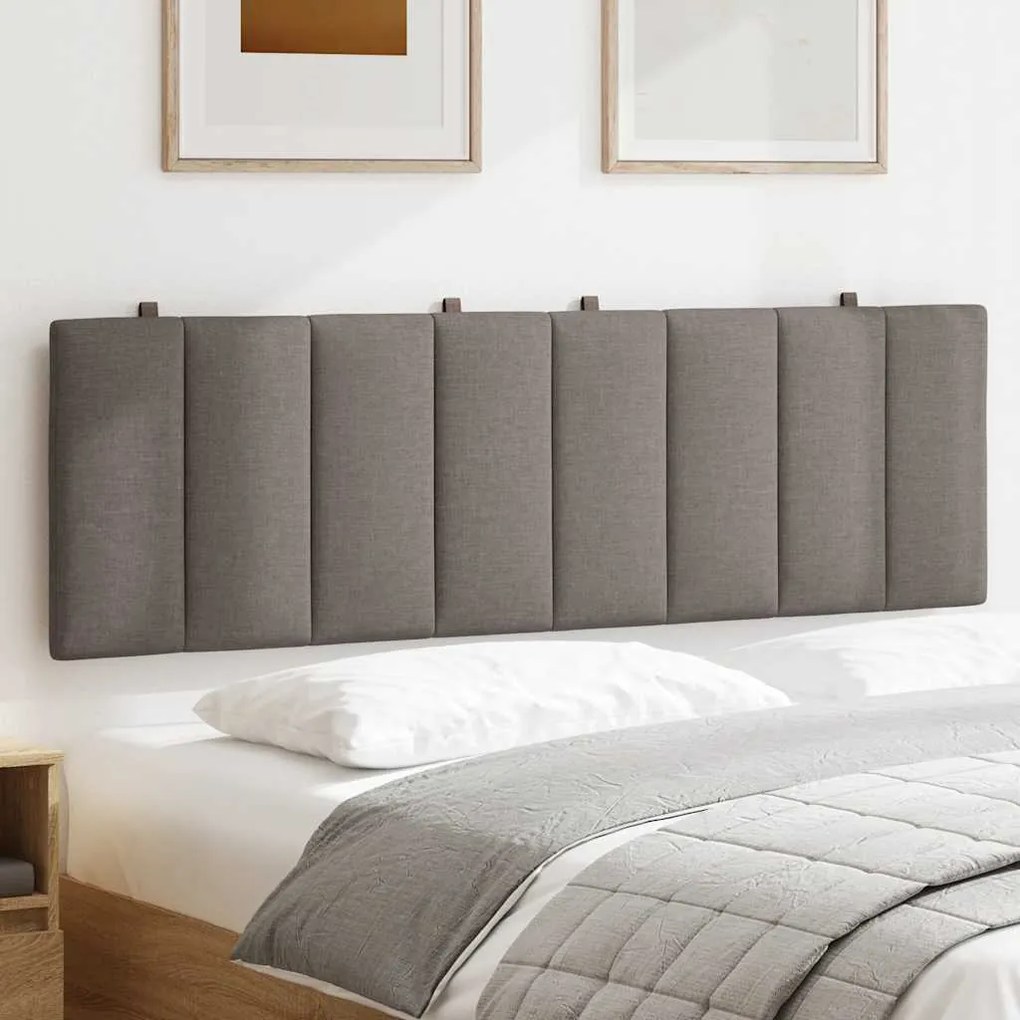 vidaXL Μαξιλάρι για Κεφαλάρι Taupe 160 εκ. Υφασμάτινο