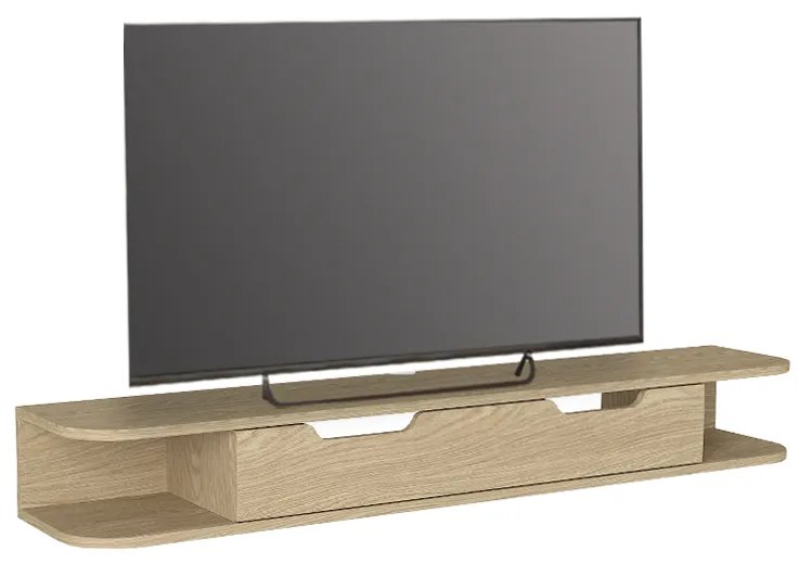 ΕΠΙΠΛΟ ΤΗΛΕΟΡΑΣΗΣ ΕΠΙΤΟΙΧΙΟ NOLAND MEGAPAP ΜΕ LED ΧΡΩΜΑ ROTA OAK 150X35X19,2ΕΚ.