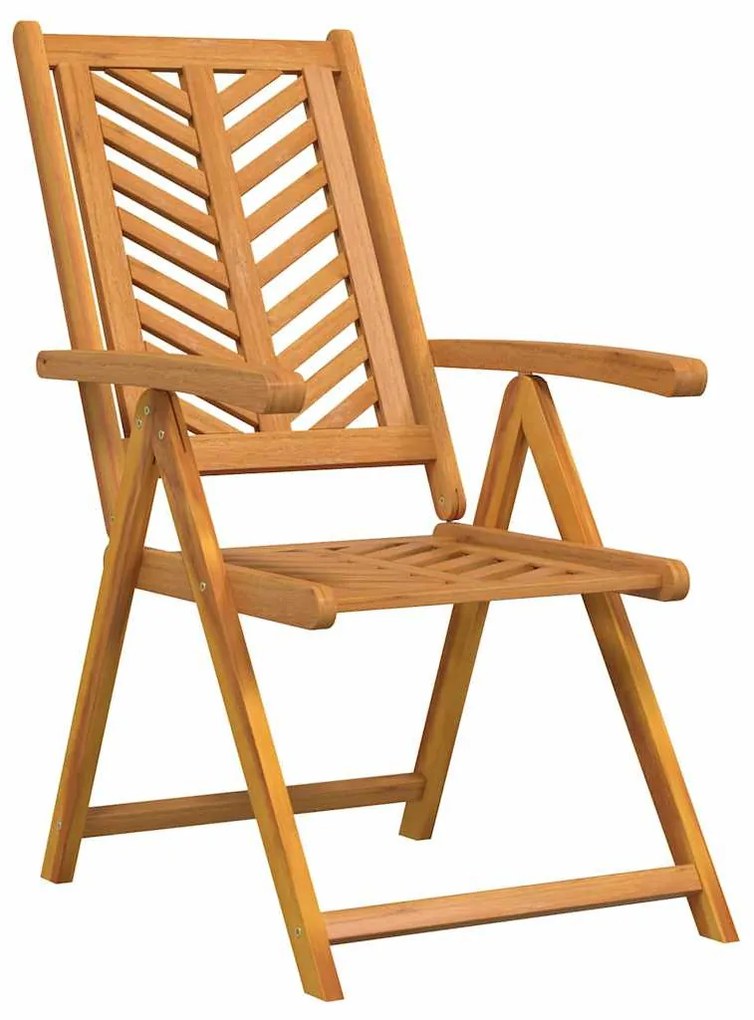 vidaXL Σέτ φαγητού για κήπο 5 pcs Καφέ Στερεό Ξύλο Ακακίας