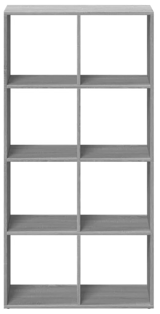 Βιβλιοθήκη/Διαχωριστικό Χώρου Γκρι 69,5x29x137,5εκ. Επεξ. Ξύλο - Γκρι