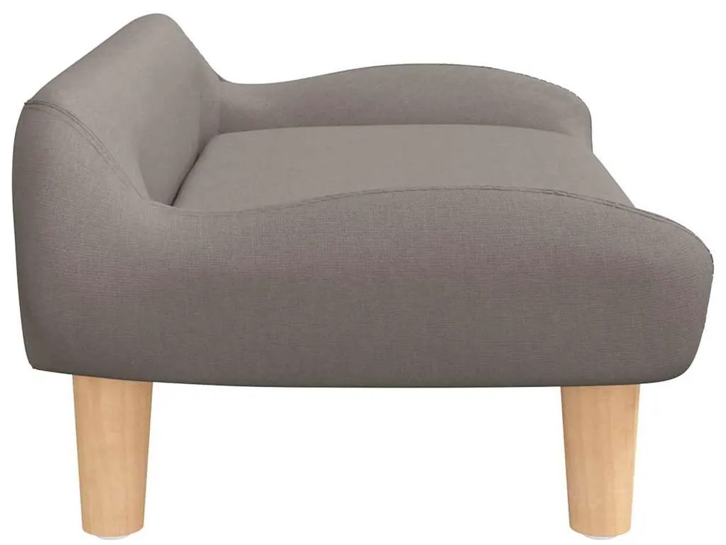 vidaXL Κρεβάτι Σκύλου Taupe 70 x 40 x 24 εκ. Υφασμάτινο