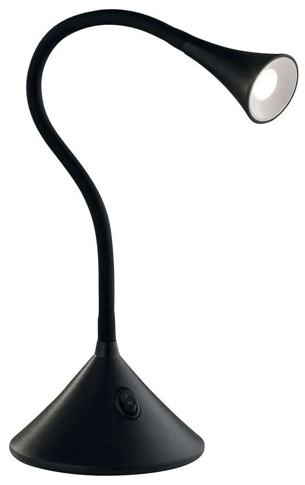 Φωτιστικό Γραφείου Newton LEDT-NEWTON-BLACK 3W Led 13x51cm Black Luce Ambiente Design