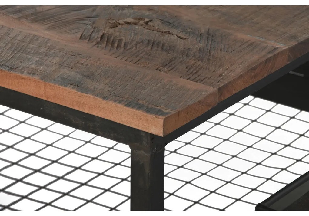 Τραπεζάκι Καφέ DKD Home Decor Μέταλλο 147 x 48 x 76 cm