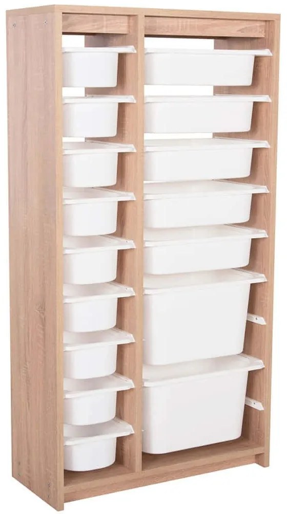 Συρταριέρα Παιδική Sani HM18204.03 69x30x131,5cm Sonoma-White