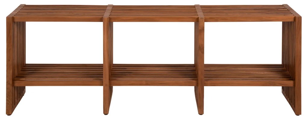 Κονσόλα Nya Μασίφ Ξύλο Teak Σε Φυσικό Χρώμα 130x29,5x46Υ Εκ.