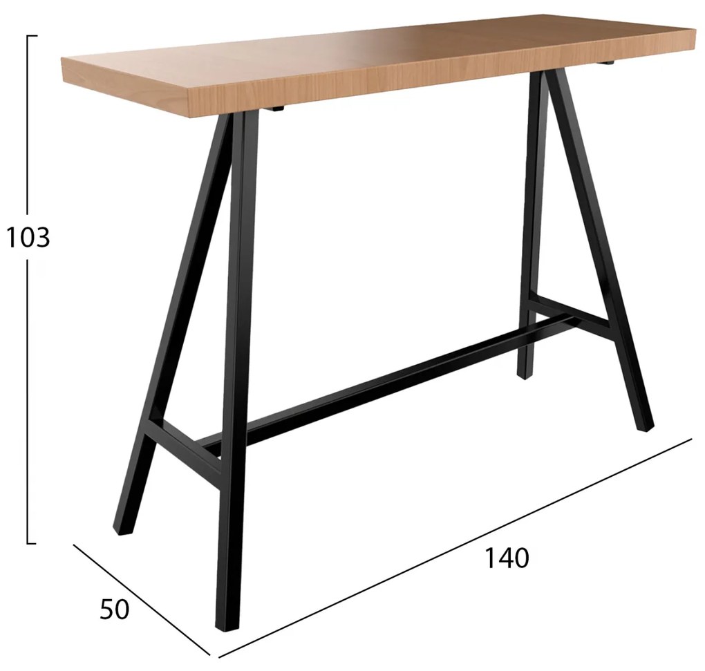 ΒΑΣΗ ΜΠΑΡ ΓΙΑ ΕΠΙΦΑΝΕΙΑ Η/Β TS929 140x50x103 εκ.