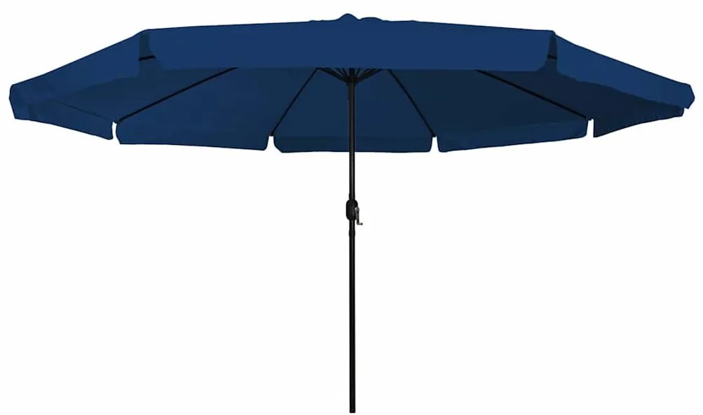 vidaXL Ομπρέλα Κήπου Μπλε και Μαύρο 395 x 395 x 245 εκ.