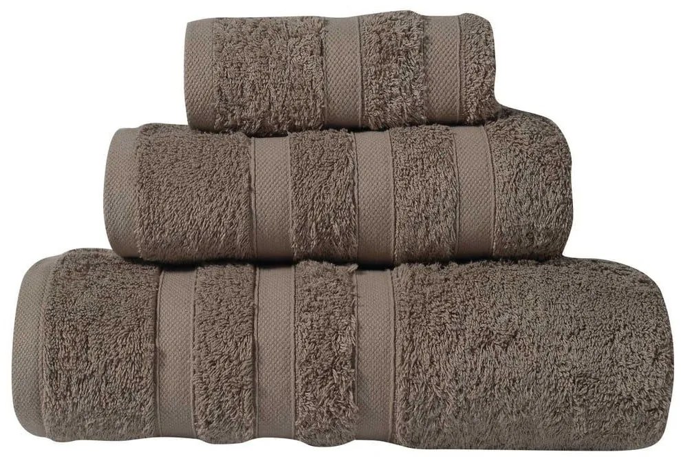 Πετσέτα Prestige 1162 Dark Beige-Rope Das Home Χεριών 30x50cm 100% Βαμβάκι