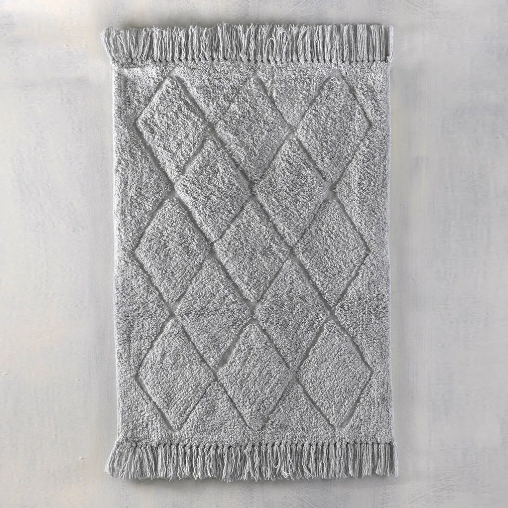 Πατάκι Μπάνιου (60x90) Rythmos Gilma Grey
