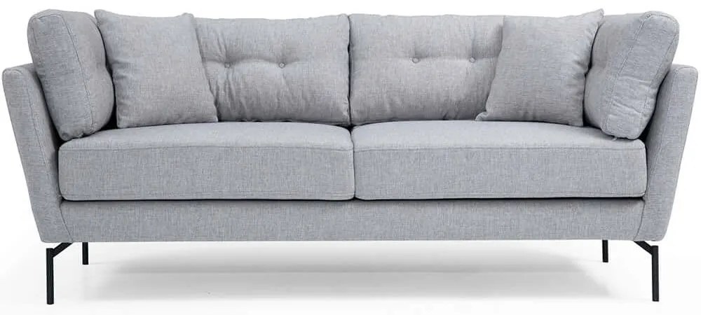 Καναπές Τριθέσιος Mapa 560ARE1304 214x90x84cm Grey