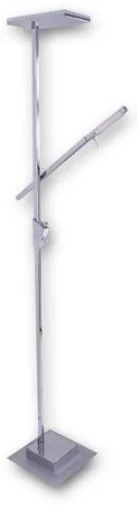 Φωτιστικό Δαπέδου LED LW1059-FL σε χρώμιο με γυαλί Sun Light-LW1059-FL-Χρώμιο LW1059-FL
