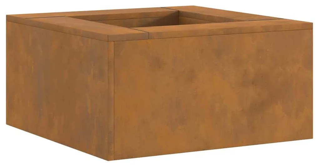 vidaXL Φωτιά Καφέ 60 x 60 x 30 cm Ατσάλι σκληρυθέν στον αέρα