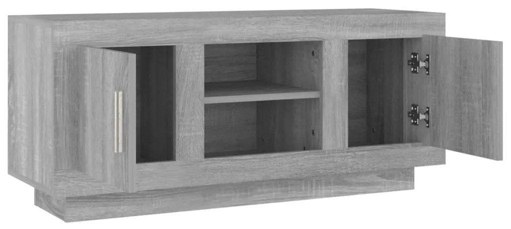 vidaXL Έπιπλο Τηλεόρασης Γκρι Sonoma 102x35x45 εκ. από Επεξεργ. Ξύλο