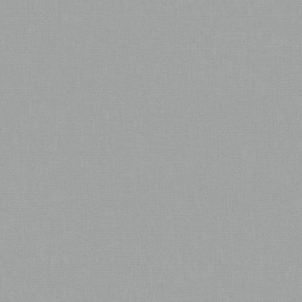 Λίκνο Βρεφικό Ανοιχτό Γκρι από Λινό Ύφασμα με Στρώμα - Γκρι