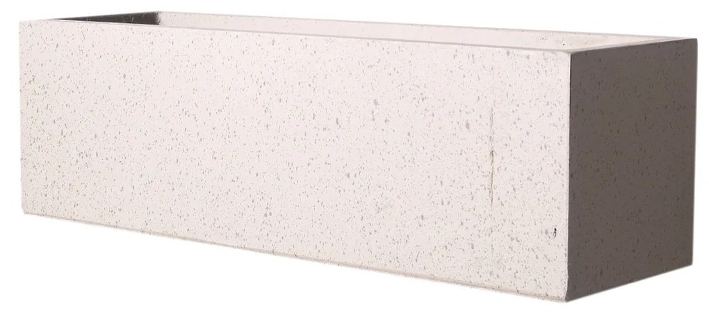 Supergreens Γλάστρα Πήλινη Ορθογώνια Terazzo Γκρι Elephant S 60x19x19 εκ. - A-2150-8 - A-2150-8