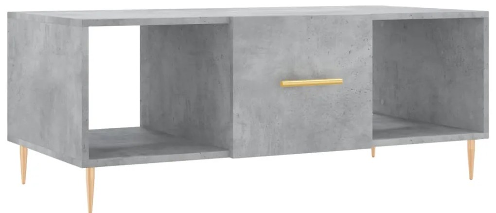 vidaXL Τραπεζάκι Σαλονιού Γκρι Σκυρ. 102x50x40 εκ. Επεξεργασμένο Ξύλο
