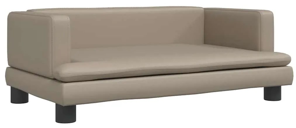 vidaXL Καναπές Παιδικός Καπουτσίνο 80 x 45 x 30 εκ. από Συνθ. Δέρμα