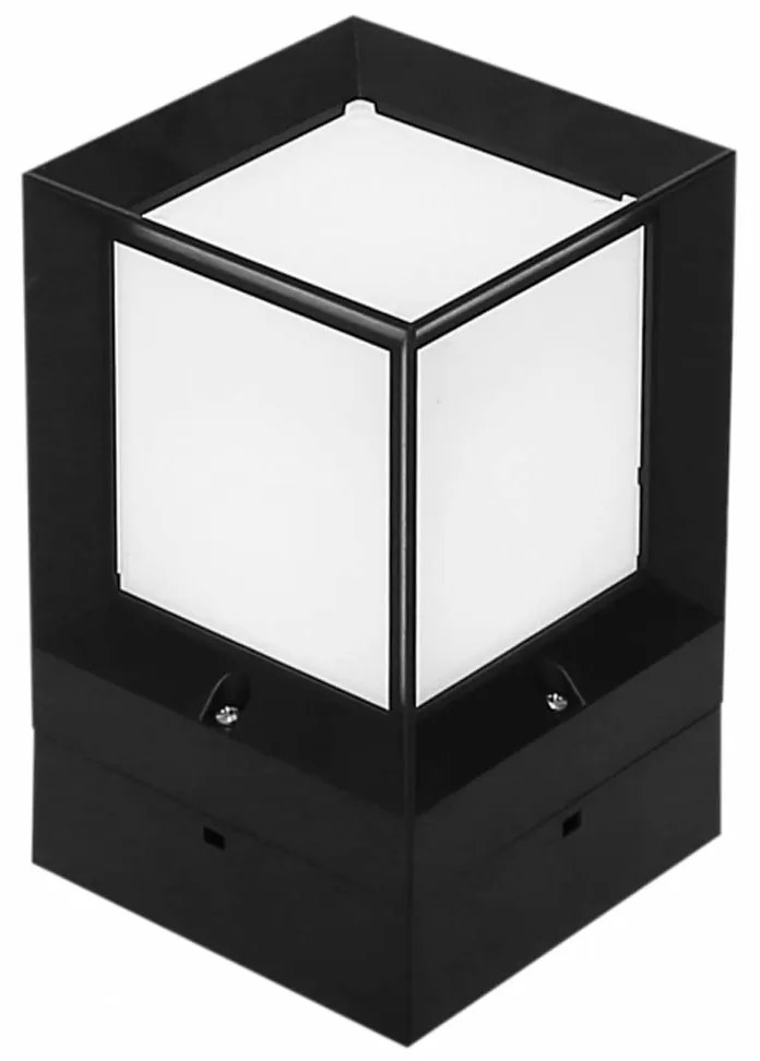 Φωτιστικό Δαπέδου Εξωτερικού Χώρου Heronia 32-0089 Cube Black