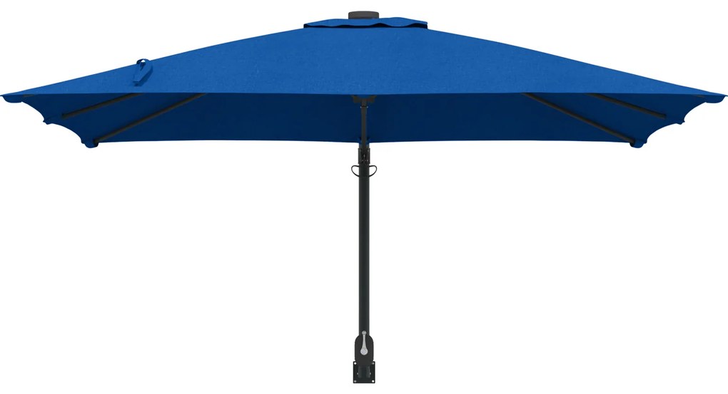 vidaXL Ομπρέλα Τοίχου Κήπου σε Αζούρ Μπλε 247 cm
