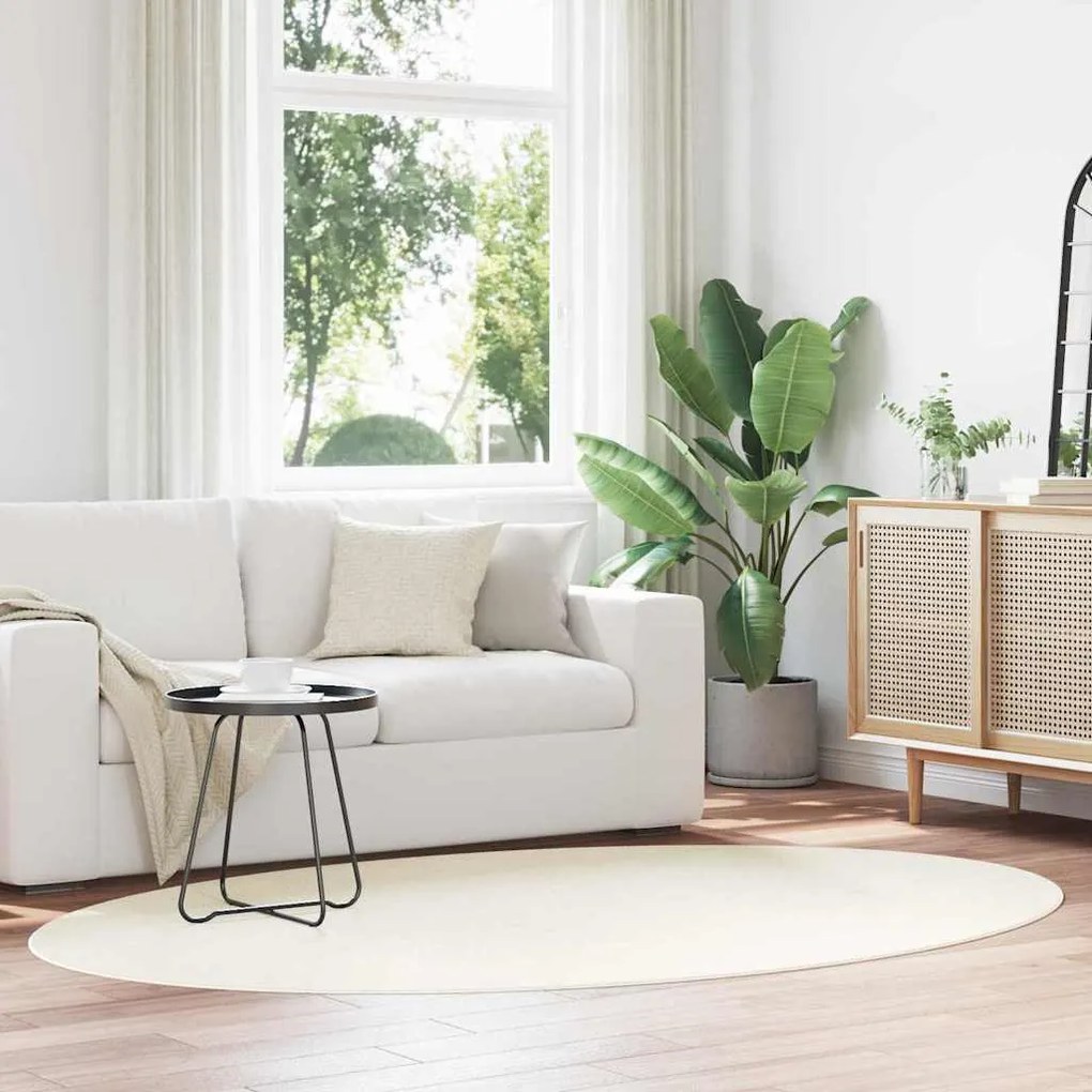 vidaXL Χαλί Κρεμ 160 x 230 cm Πολυεστέρας
