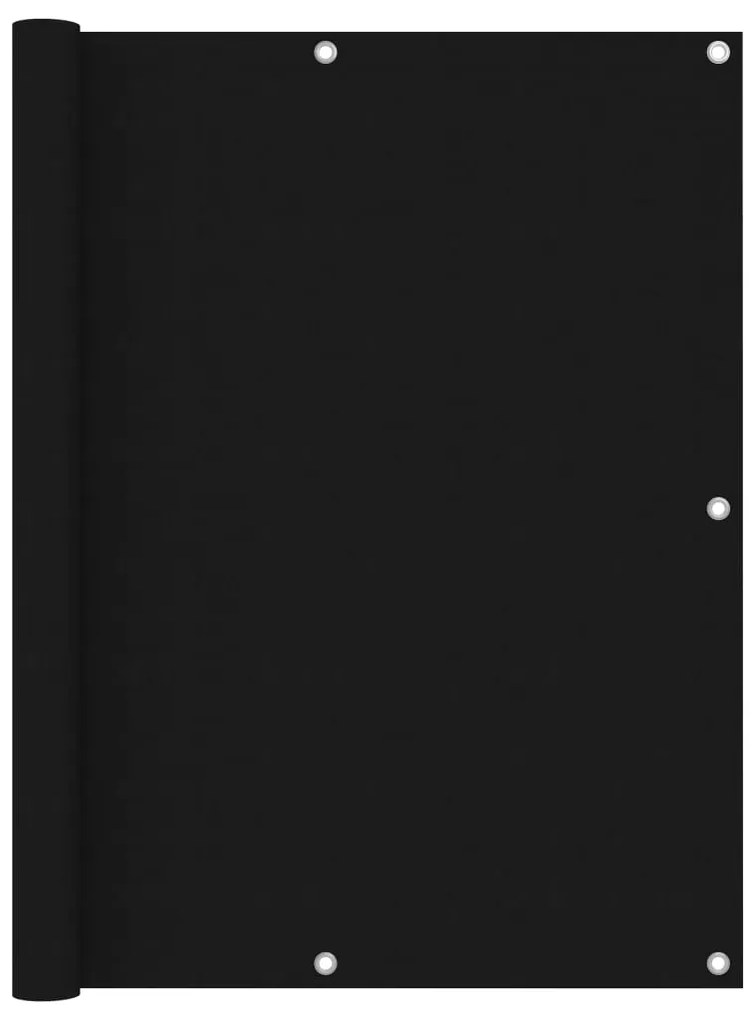 Διαχωριστικό Βεράντας Μαύρο 120 x 400 εκ. Ύφασμα Oxford