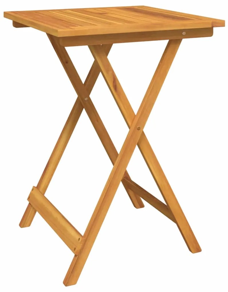 vidaXL Σετ Μπιστρό Κήπου 3 pcs Καφέ Στερεό Ξύλο Ακακίας