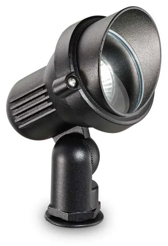 Φωτιστικό Δαπέδου Small GU10 28W 8x15x29,5cmL Black Ideal Lux