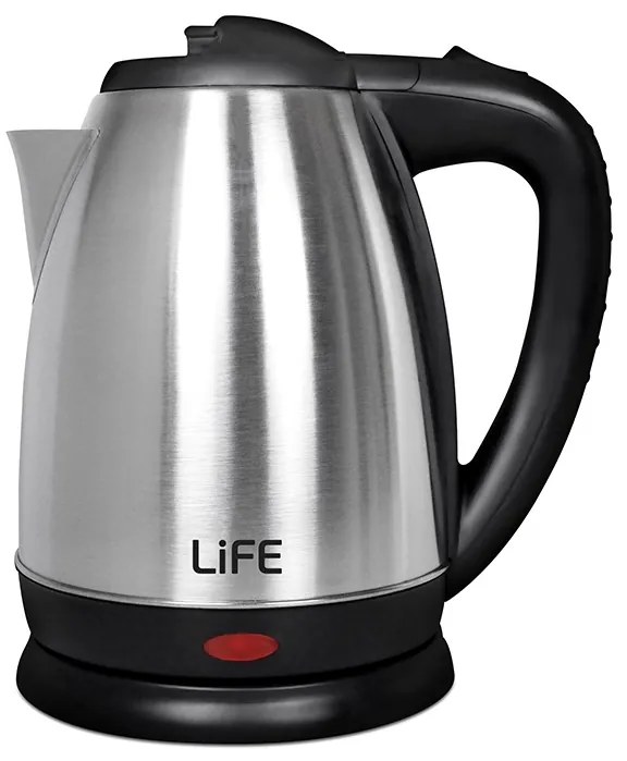 Life WK-001 Βραστήρας 1.8lt 2200W Inox (221-0022)