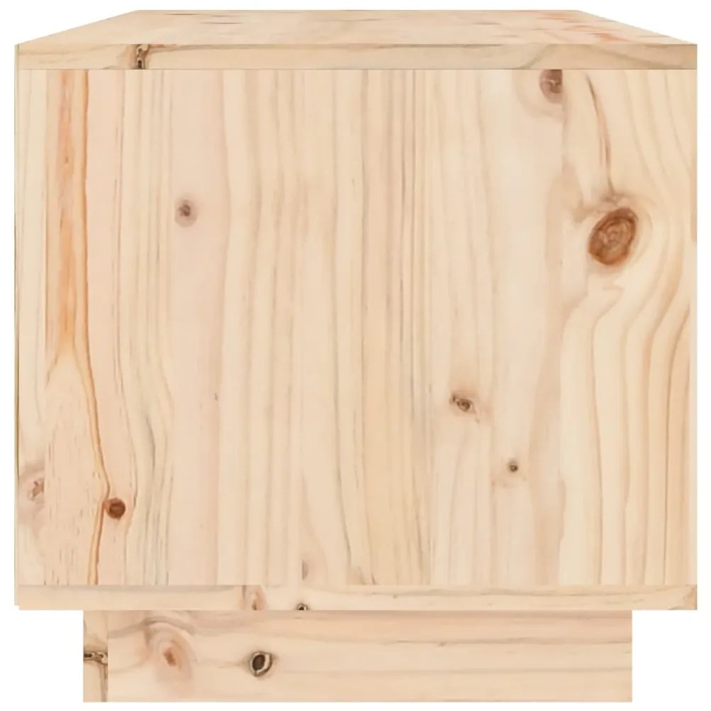 vidaXL Έπιπλο Τηλεόρασης 60 x 35 x 35 εκ. από Μασίφ Ξύλο Πεύκου