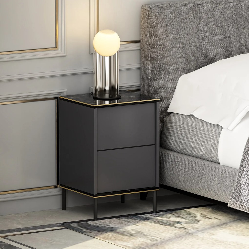 Nightstand Imaj - Anthracite Anthracite