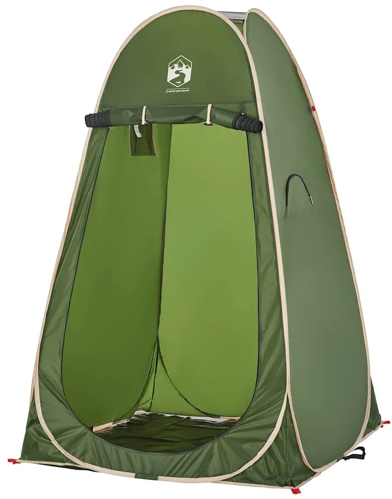 vidaXL Σκηνή Τουαλέτας/Ντουζιέρας Pop Up Πράσινο Αδιάβροχη