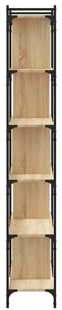 vidaXL Βιβλιοθήκη 6 Επιπέδων Sonoma Δρυς 76 x 32 x 192 εκ. Επεξ. Ξύλο