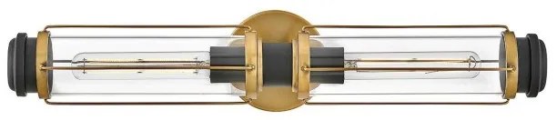 Απλίκα Φωτιστικό Μπάνιου 2xE27 IP44 Masthead Elstead Lighting-HK-MASTHEAD2-HBBK-Ορείχαλκος HK-MASTHEAD2-HBBK
