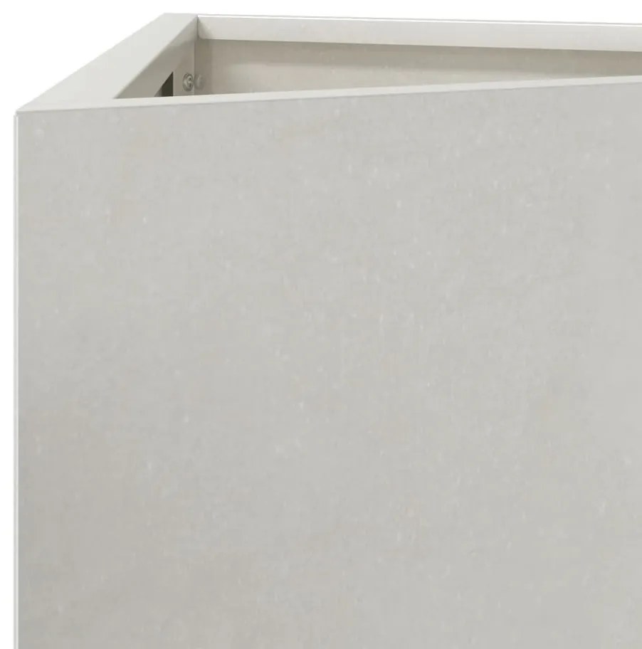 vidaXL Ζαρντινιέρα Κήπου Τρίγωνο 30x26x75 εκ Ανοξείδωτο Ατσάλι