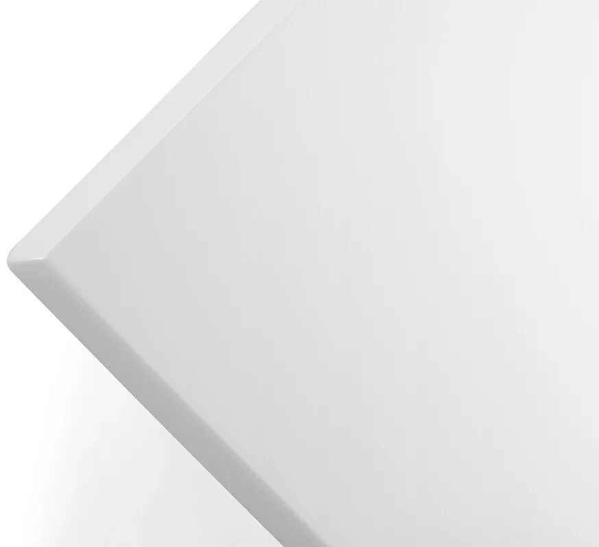 Τραπέζι Bloomington 125, Άσπρο, 74x80x120cm, Ξύλο