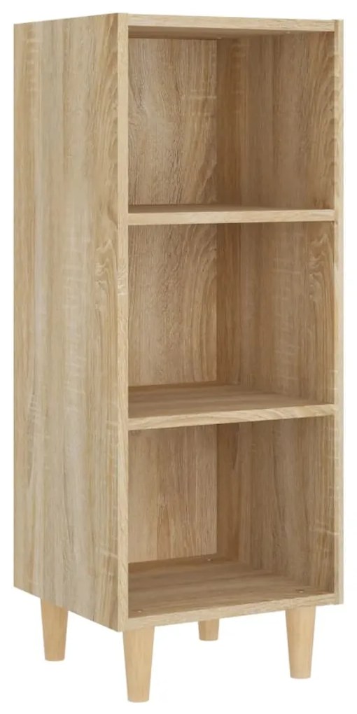 vidaXL Ντουλάπι Sonoma Δρυς 34,5x32,5x90 εκ. από Επεξεργασμένο Ξύλο