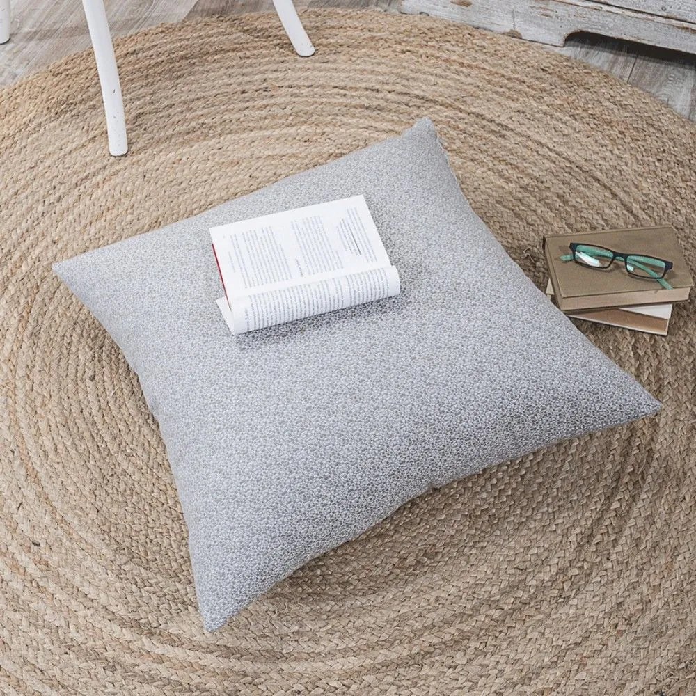 Μαξιλαροθήκη Διακοσμητική Δαπέδου Sorrento 04 Grey Teoran 65Χ65 Cotton-Polyester