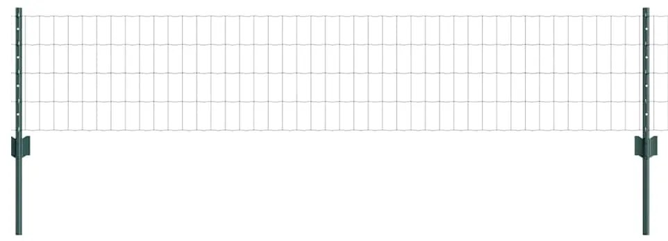 vidaXL Τεντώτο με στήριγμα Πράσινο 0,4 x 10 μ Χάλυβας και PVC