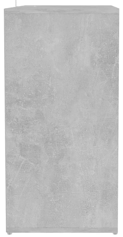Παπουτσοθήκη Γκρι Σκυροδέματος 60 x 35 x 70 εκ. από Μοριοσανίδα - Γκρι