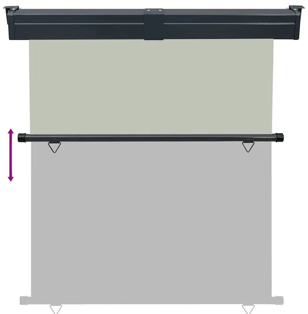 vidaXL Σκίαστρο Βεράντας Πλαϊνό Γκρι 175 x 250 εκ.