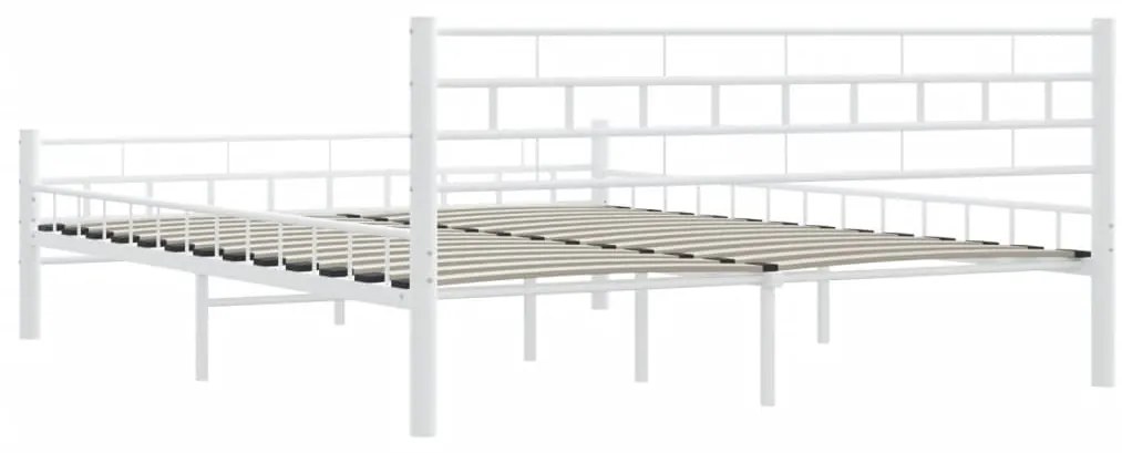 vidaXL Πλαίσιο Κρεβατιού Λευκό 160 x 200 εκ. Μεταλλικό